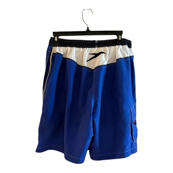 Blue Speedo swim shorts size L - Picture 3 of 3